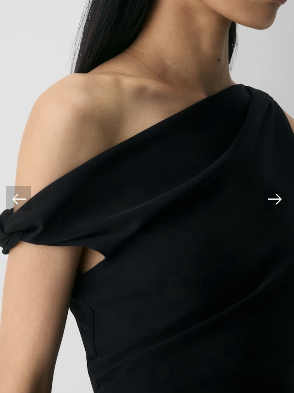 Aritzia Klea Dress One Shoulder Xs $148 - Picture 4 of 7